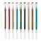 Wrapables Colorful Gel Ink Pens, 0.5mm Fine Point, for Home, Office, Stationery (Set of 9)